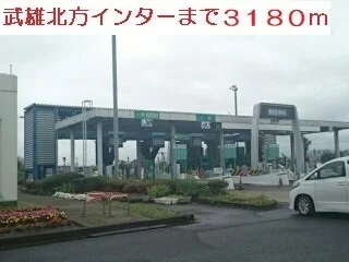 武雄北方インターまで3180m