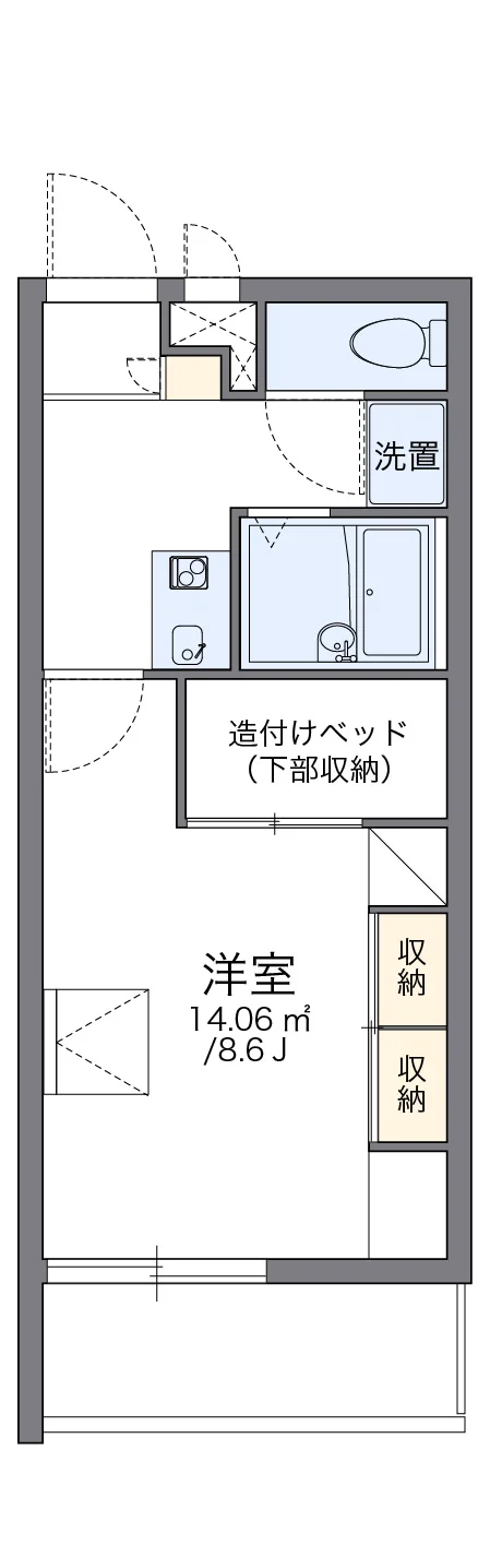 代表的な間取のため実際の間取とは異なる場合があります