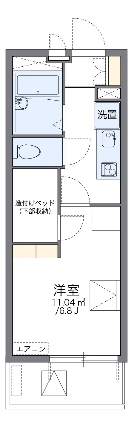 代表的な間取のため実際の間取とは異なる場合があります