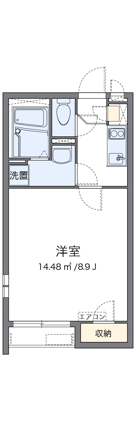 代表的な間取のため実際の間取とは異なる場合があります