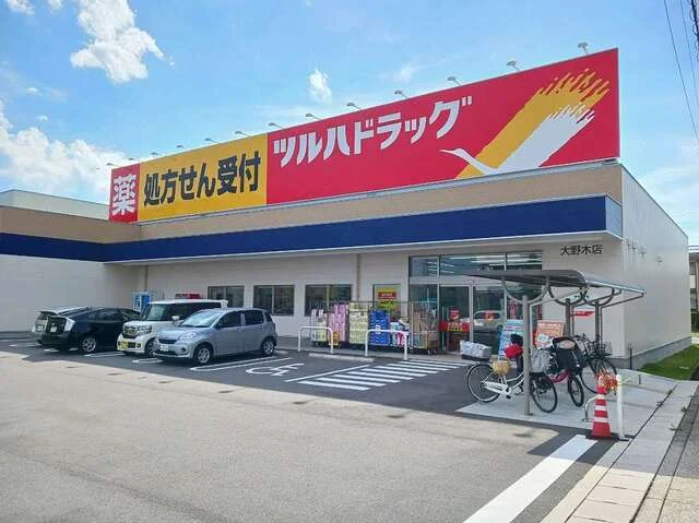 ツルハドラッグまで300m