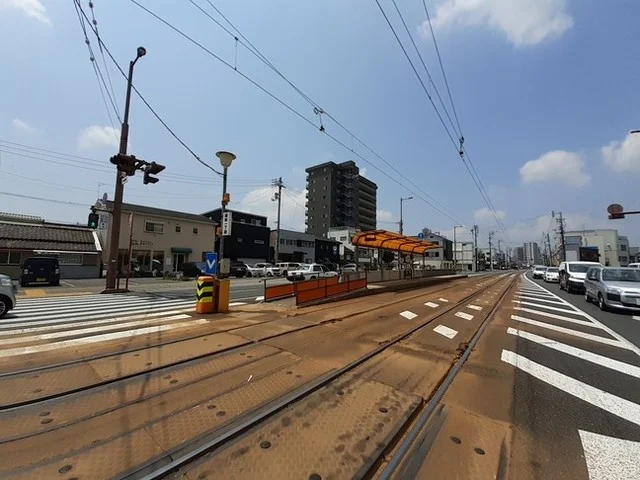 とさでん伊野線旭町一丁目まで40m