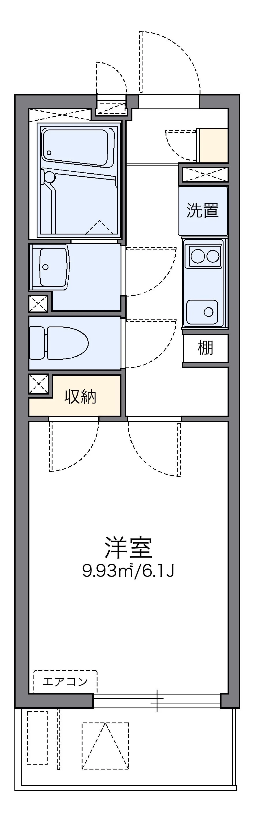 代表的な間取のため実際の間取とは異なる場合があります