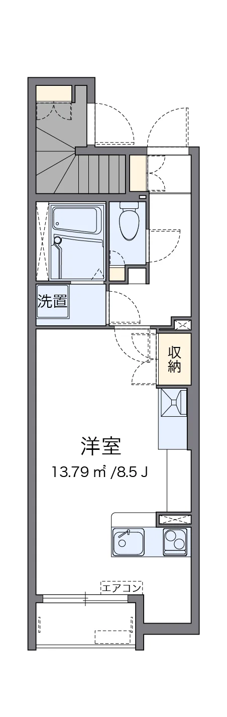 代表的な間取のため実際の間取とは異なる場合があります