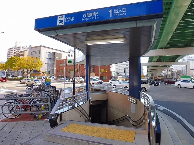 地下鉄鶴舞線浅間町駅まで350m