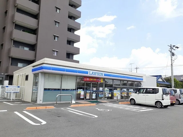 ローソン松山福音寺町店様まで600m