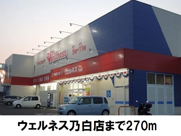 ウェルネス乃白店まで270m