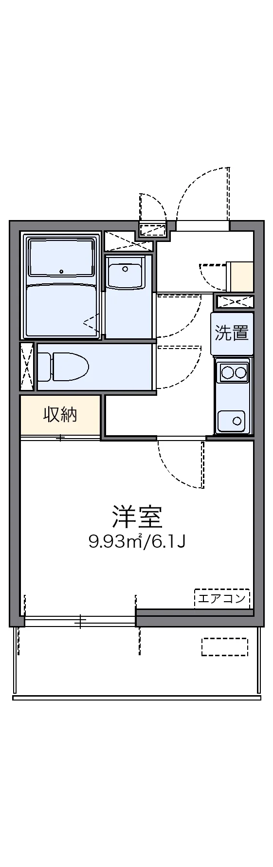 代表的な間取のため実際の間取とは異なる場合があります