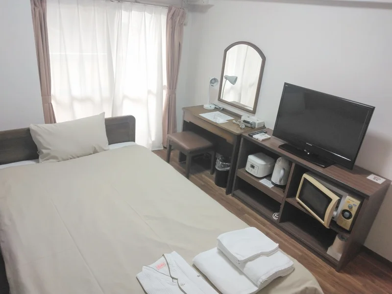 定期清掃時リネン類も交換します