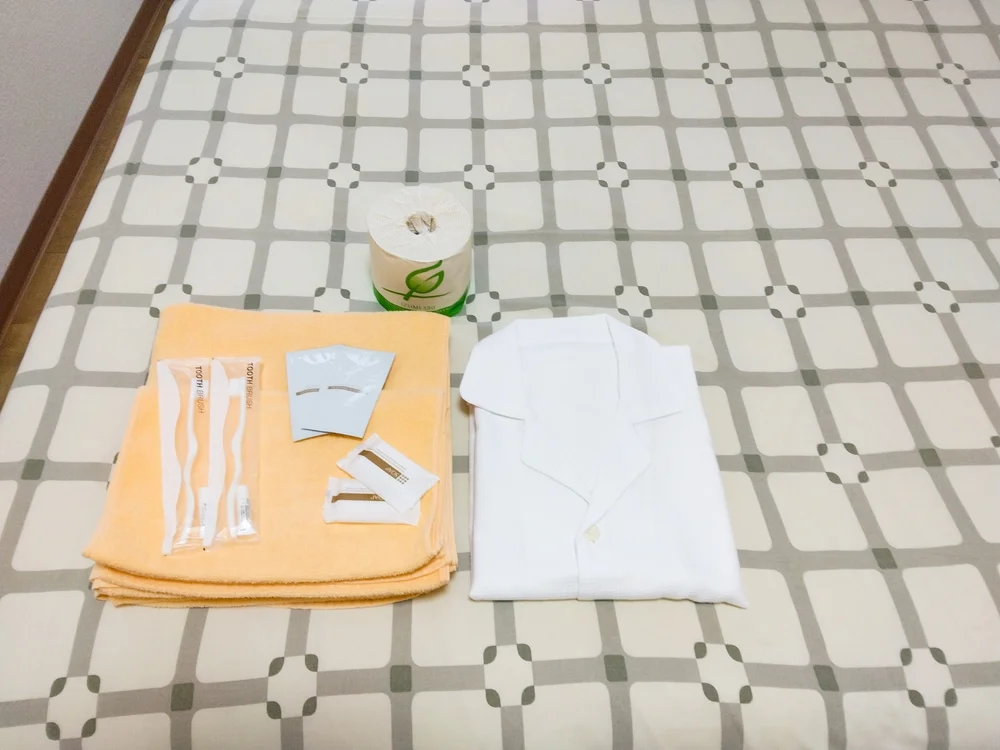 週1回の定期クリーニングあり・シーツ・タオル類・バスマット交換。