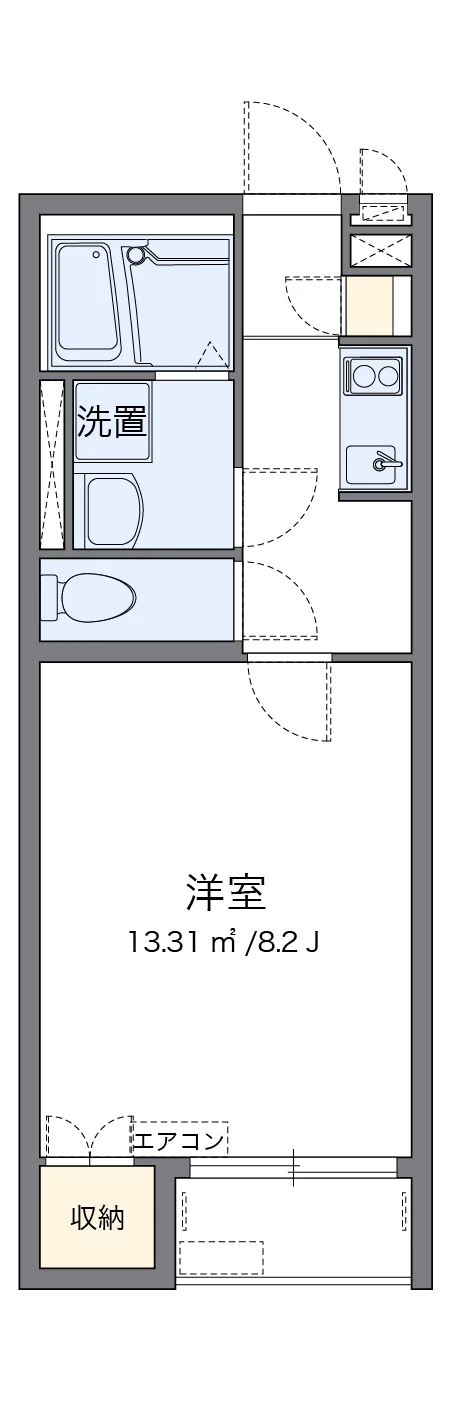 代表的な間取のため実際の間取とは異なる場合があります