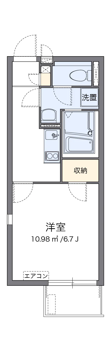 代表的な間取のため実際の間取とは異なる場合があります