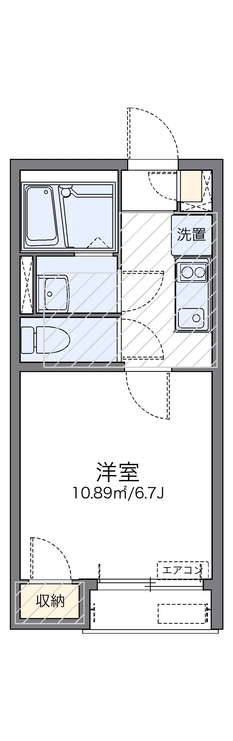 代表的な間取のため実際の間取とは異なる場合があります