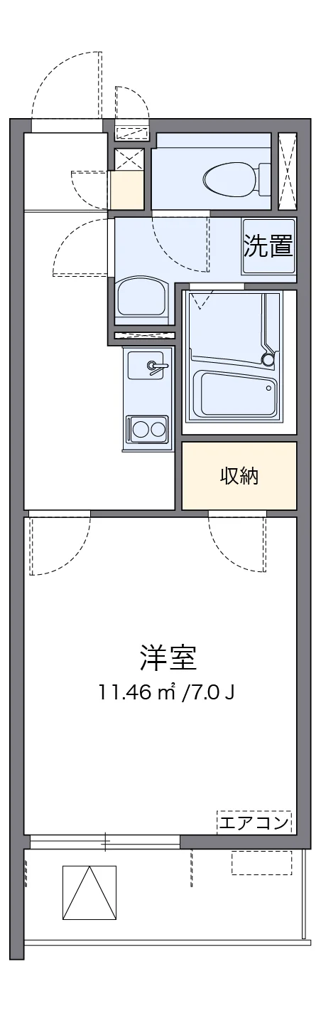 代表的な間取のため実際の間取とは異なる場合があります