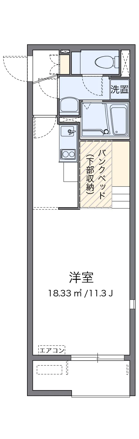 代表的な間取のため実際の間取とは異なる場合があります