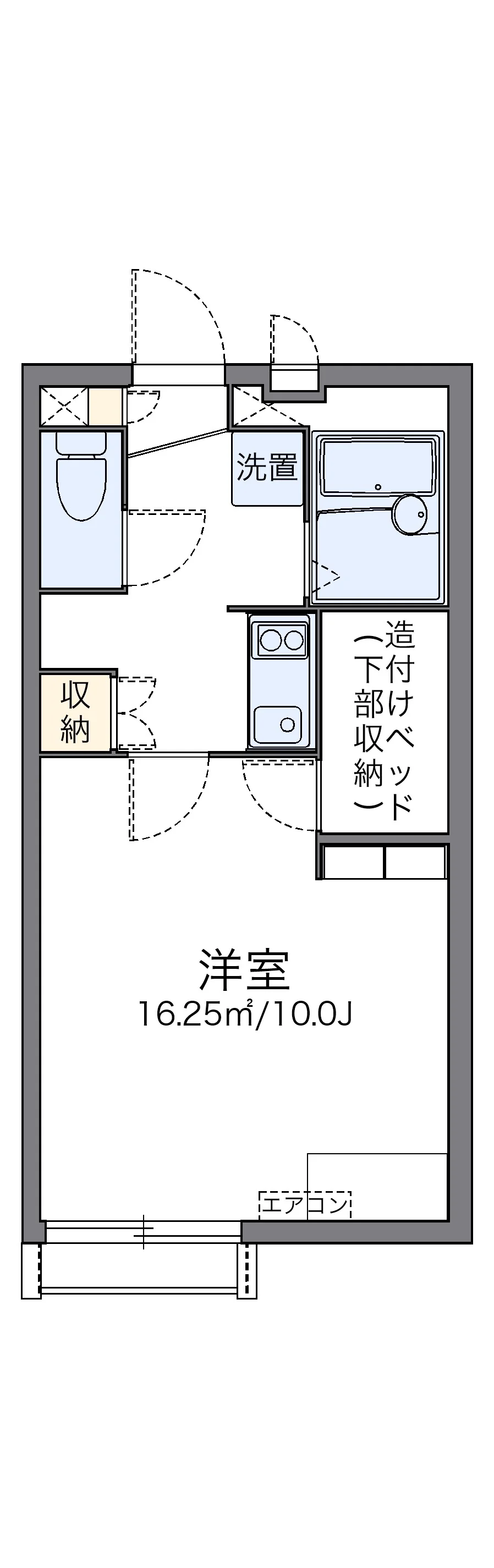 代表的な間取のため実際の間取とは異なる場合があります