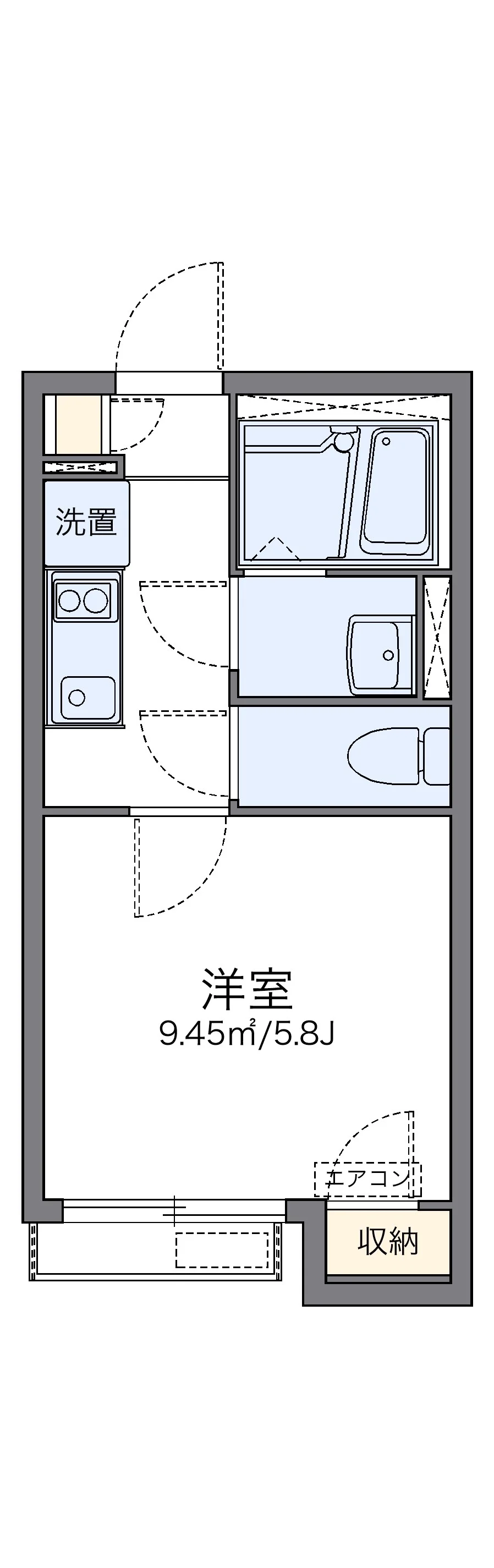 代表的な間取のため実際の間取とは異なる場合があります