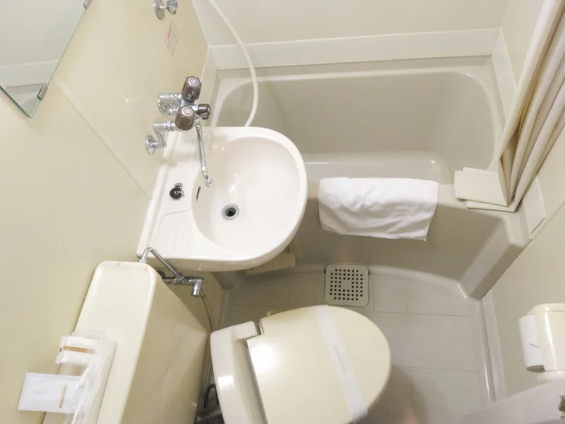温水便座機能付き・ユニットバス
