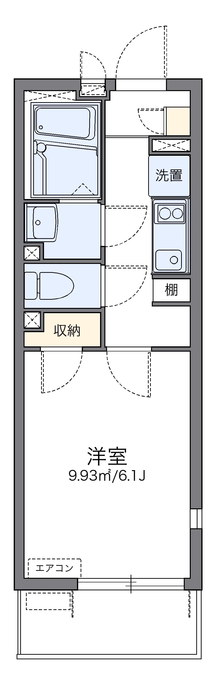 代表的な間取のため実際の間取とは異なる場合があります