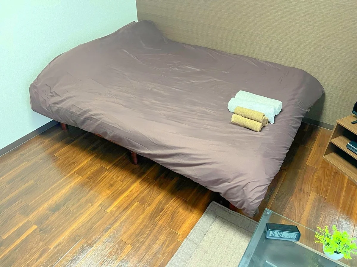 ベッドはダブルサイズをご用意しています🛏