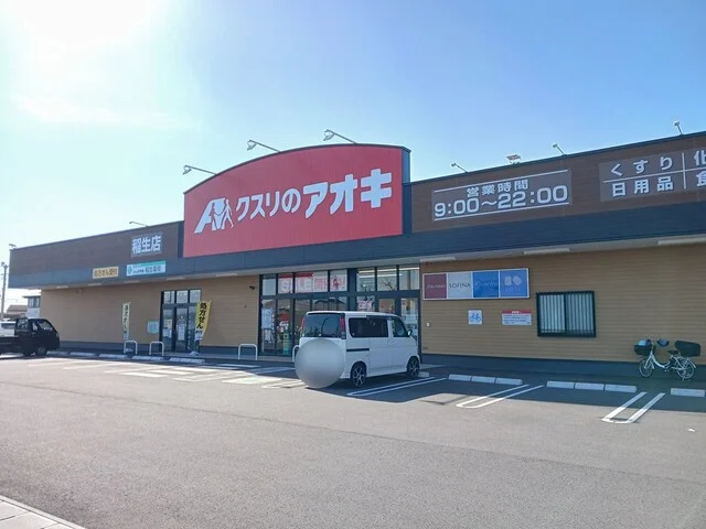 クスリのアオキ稲生店まで1100m