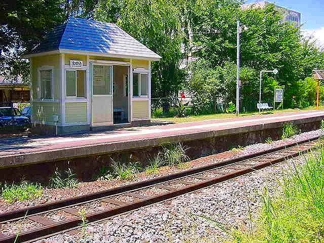 北中込駅まで1000m