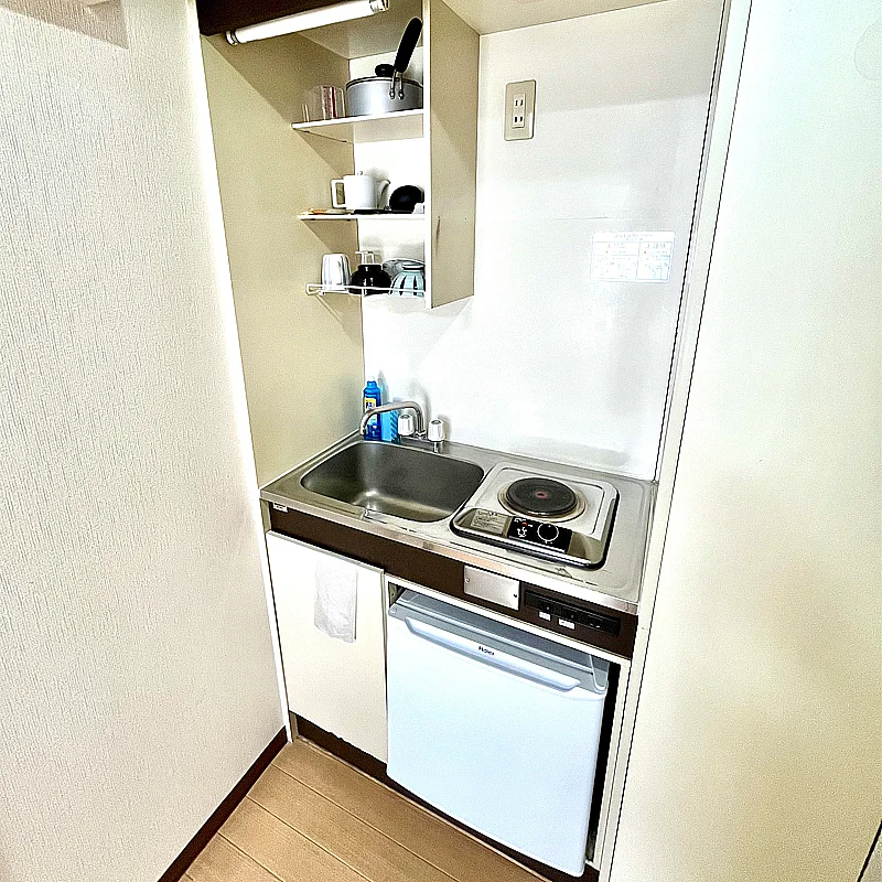 キッチンは食器は調理器具もございます