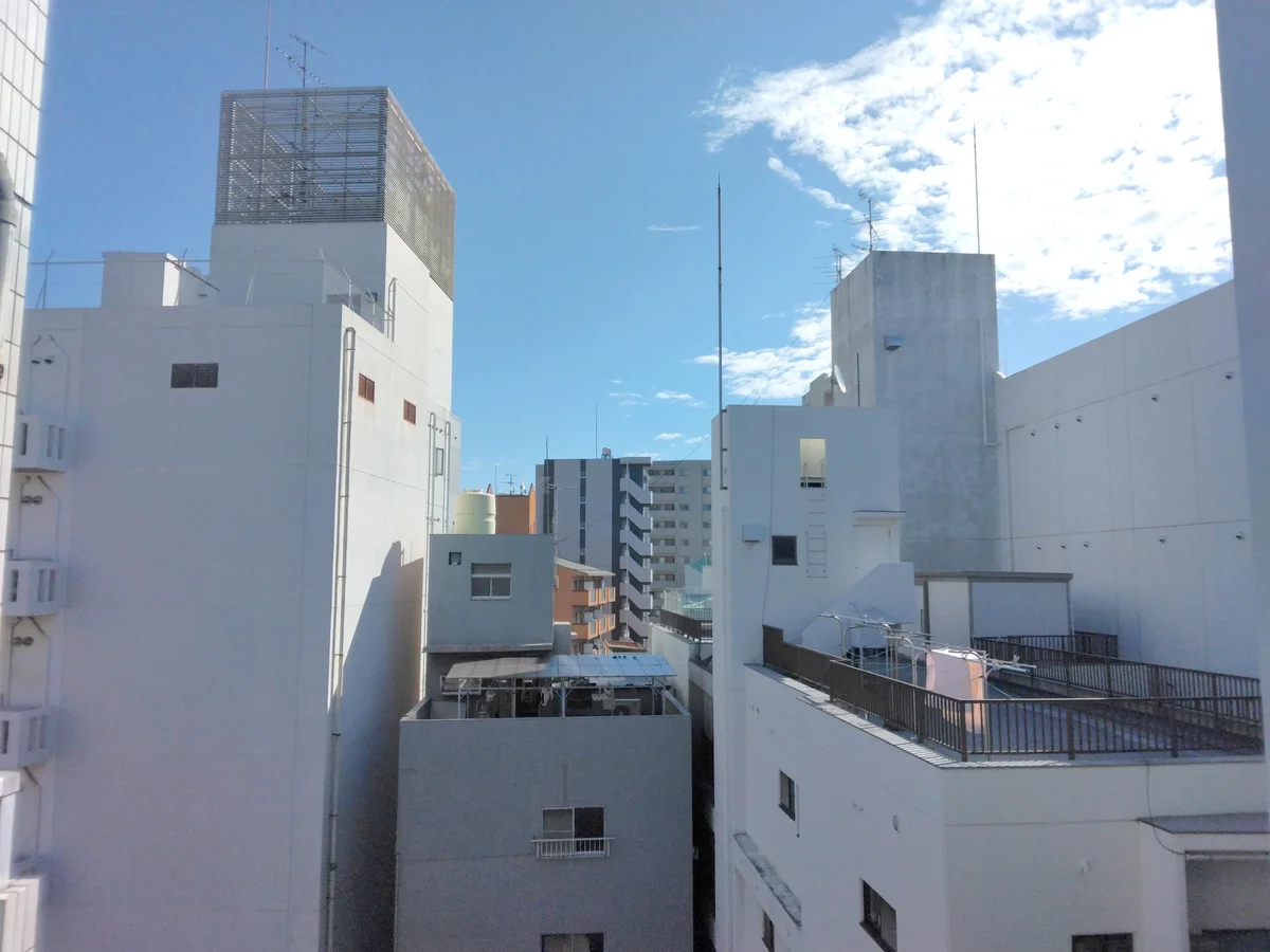 ベランダからの景色です