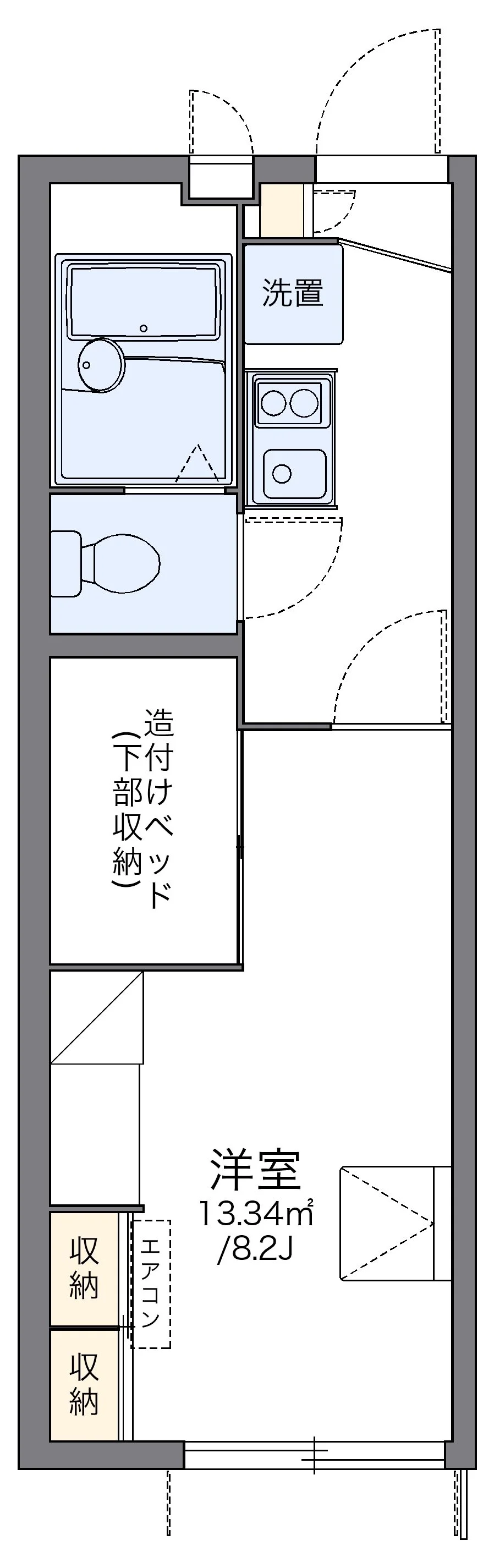 代表的な間取のため実際の間取とは異なる場合があります