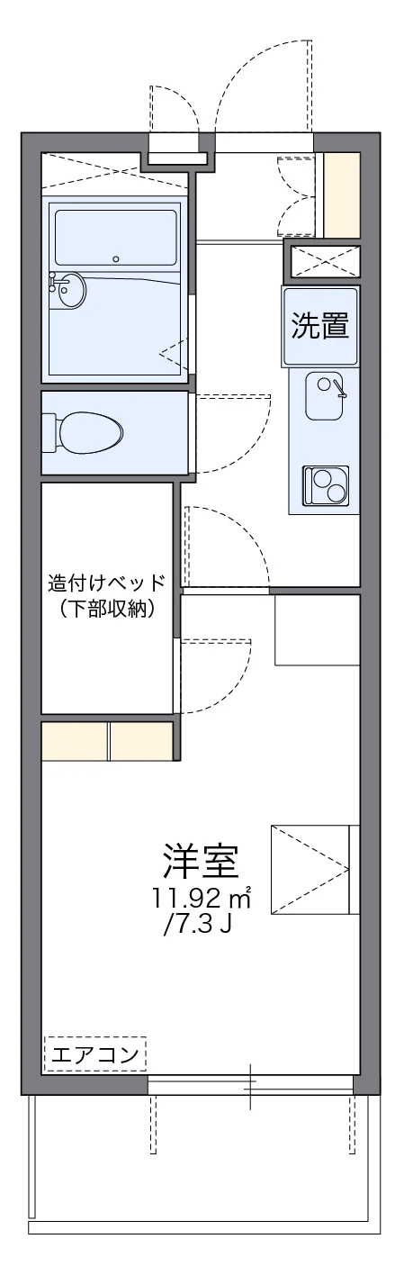 代表的な間取のため実際の間取とは異なる場合があります