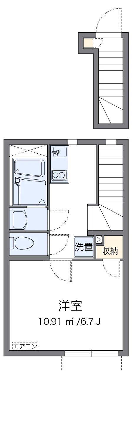 代表的な間取のため実際の間取とは異なる場合があります