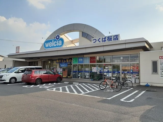 ウエルシアつくば桜店まで1200m