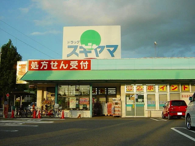 ドラッグスギヤマ神の倉店まで350m