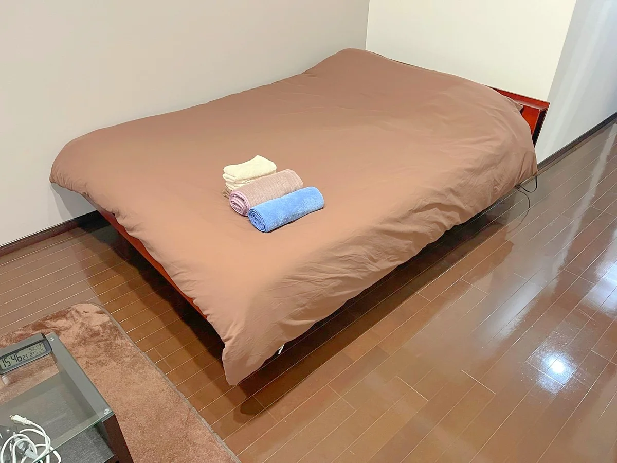 ベッドはダブルサイズをご用意しています🛏