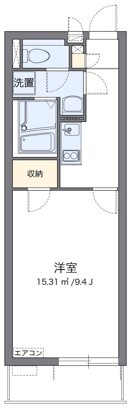 代表的な間取のため実際の間取とは異なる場合があります