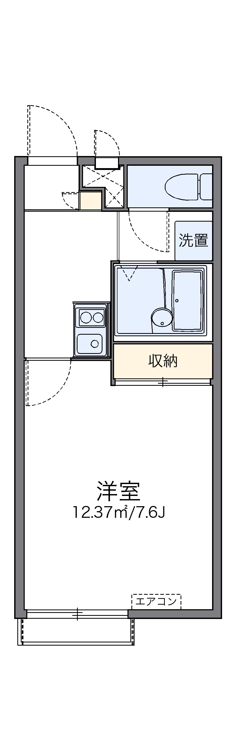 代表的な間取のため実際の間取とは異なる場合があります