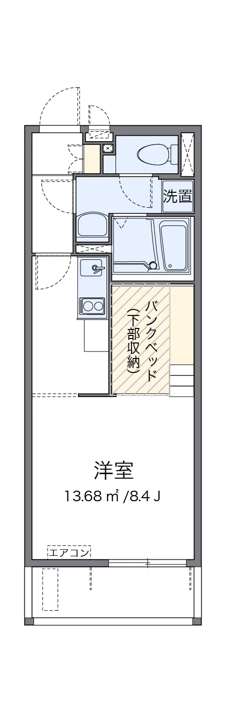 代表的な間取のため実際の間取とは異なる場合があります