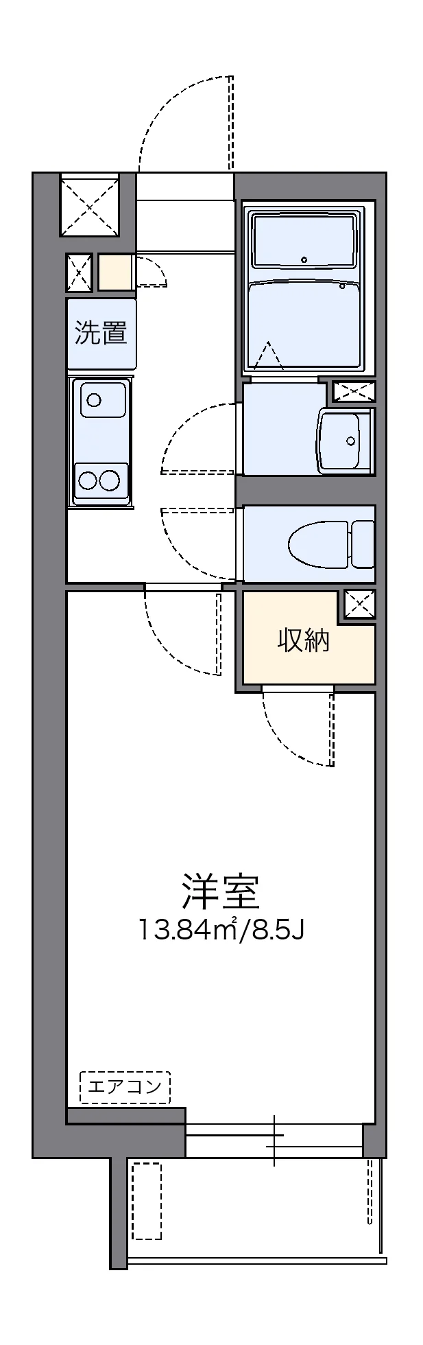 代表的な間取のため実際の間取とは異なる場合があります