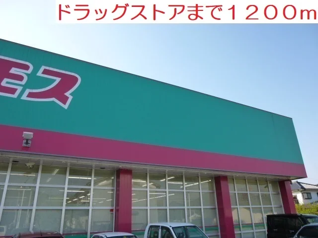 ドラッグストアまで1200m