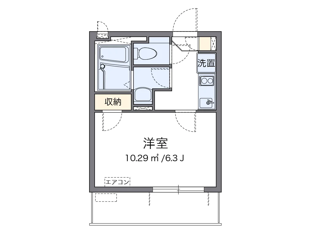 代表的な間取のため実際の間取とは異なる場合があります