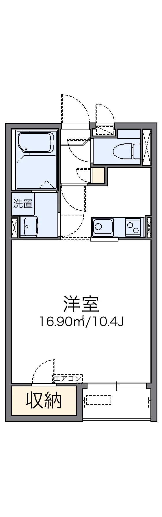 代表的な間取のため実際の間取とは異なる場合があります