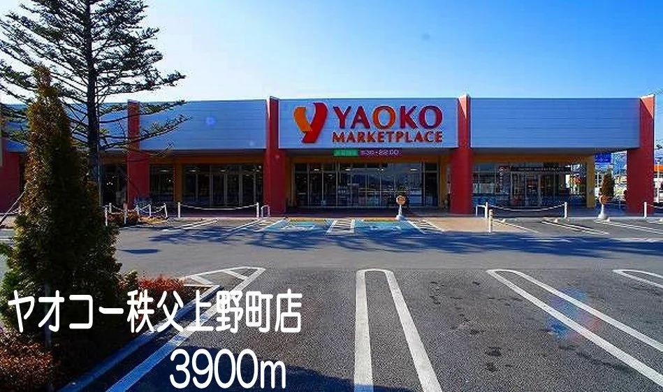 ヤオコー秩父上野町店まで3900m