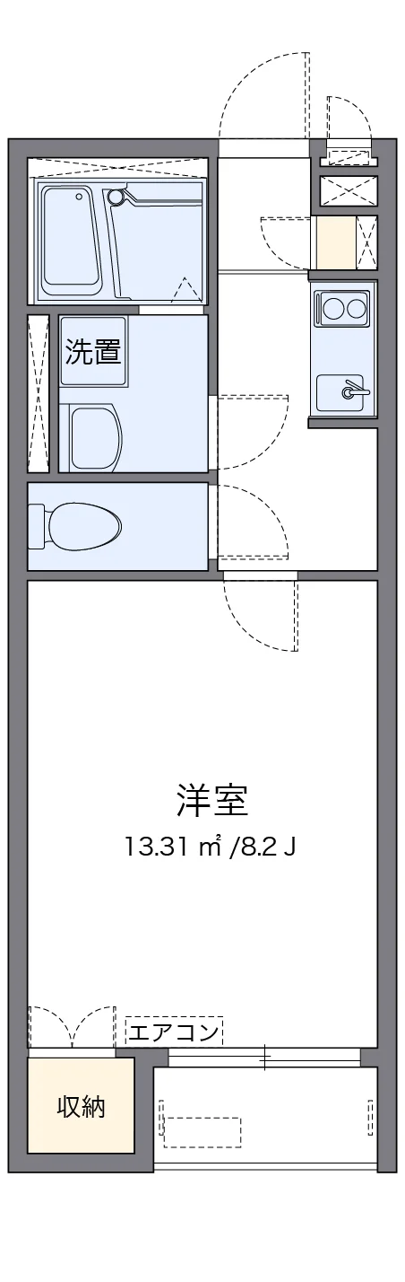 代表的な間取のため実際の間取とは異なる場合があります