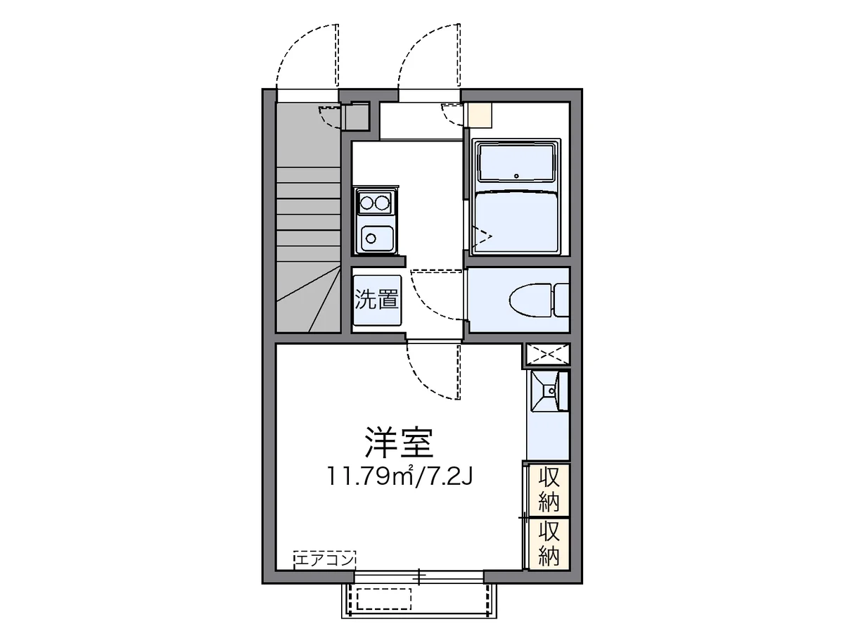 代表的な間取のため実際の間取とは異なる場合があります