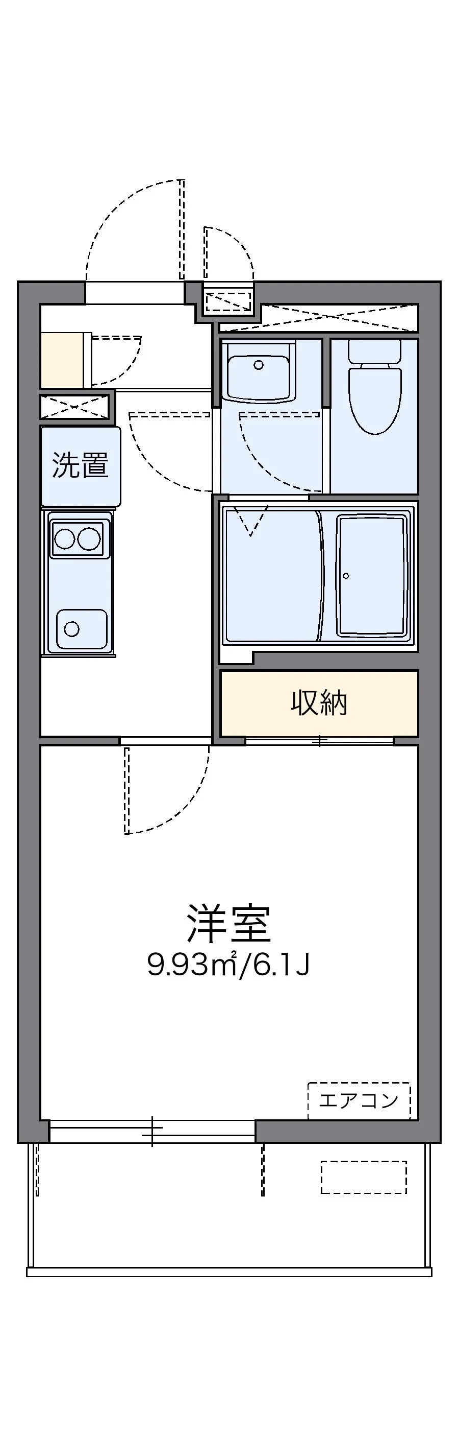 代表的な間取のため実際の間取とは異なる場合があります