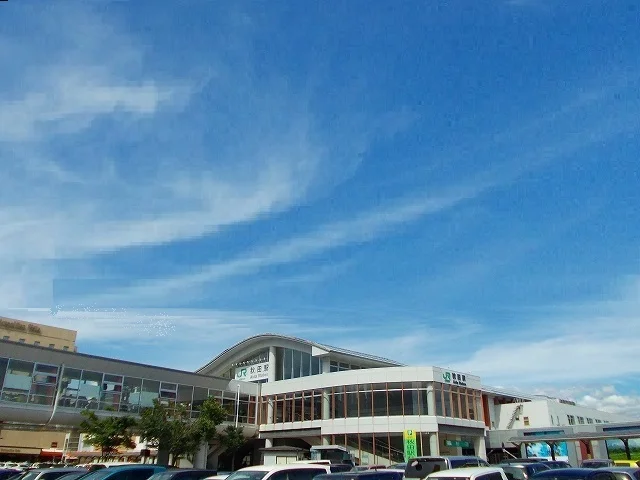 秋田駅まで728m