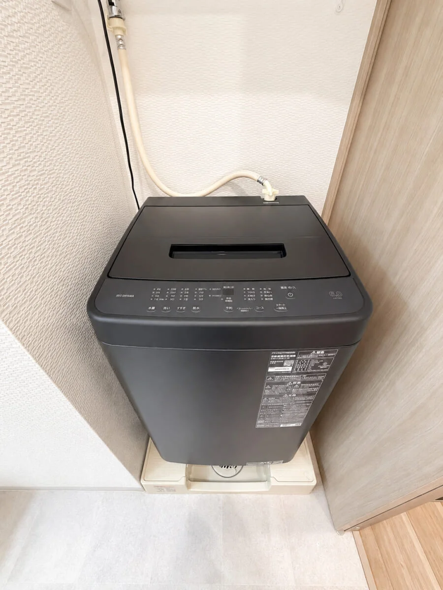 黒のかっこいい洗濯機●