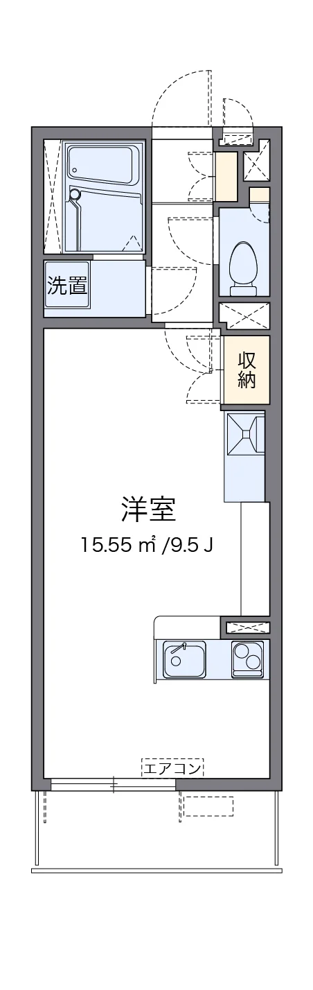 代表的な間取のため実際の間取とは異なる場合があります