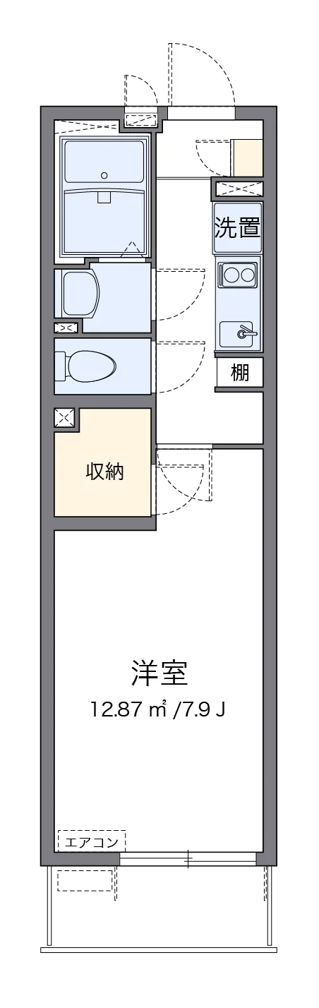 代表的な間取のため実際の間取とは異なる場合があります