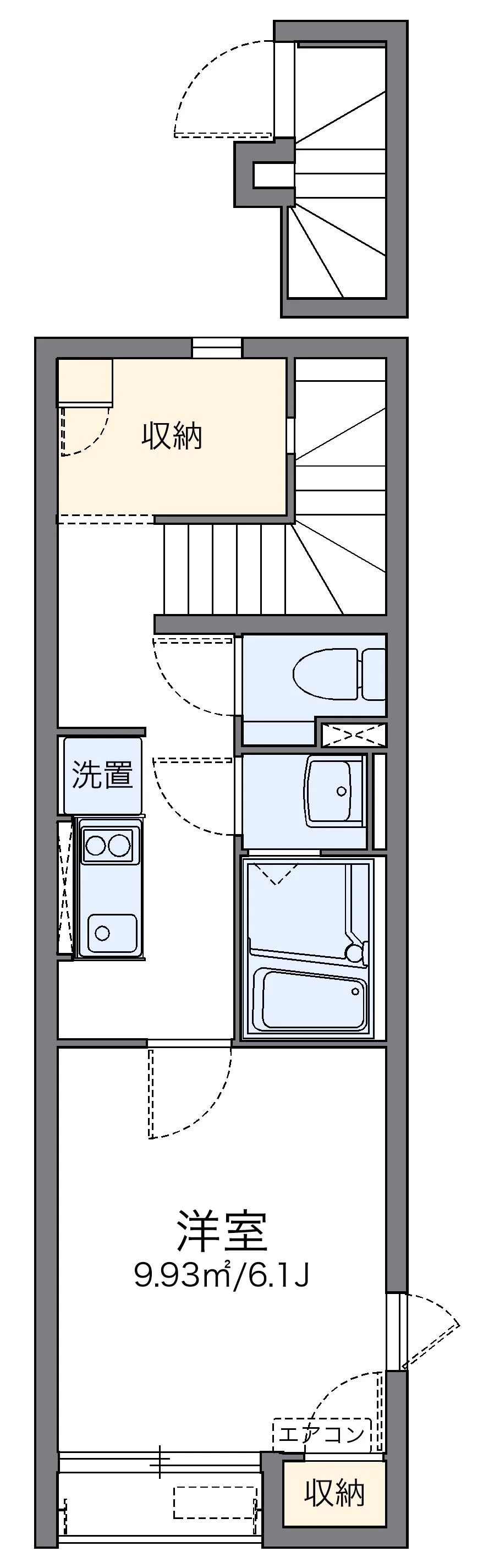 代表的な間取のため実際の間取とは異なる場合があります